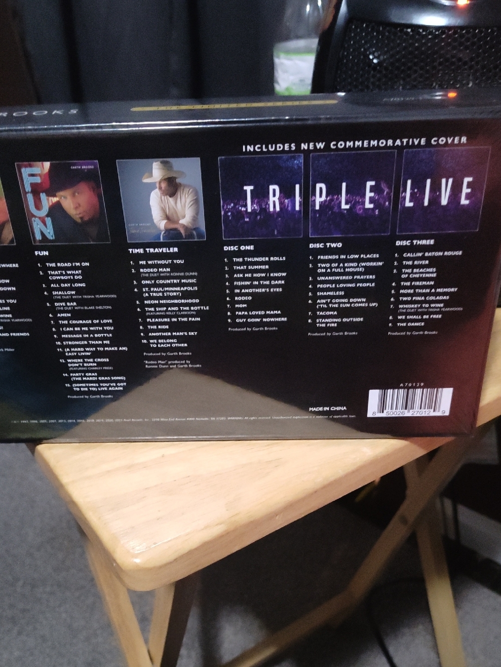 Garth Brooks "Time Traveler" 7-Disc Boxed Set - Beige/Tan Artwork